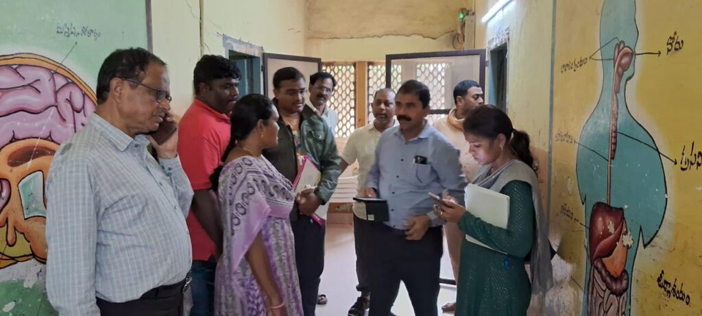 JC Chinna Ramudu visits Korukonda Mandal