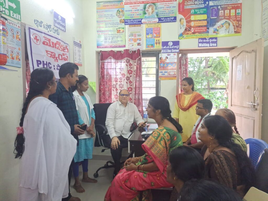 DMHO Dr. Venkateswara Rao Inspects Medical Camps 